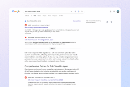 Google’s new Web Guide search experiment organizes results with AI - Googles new Web Guide search experiment organizes results with AI