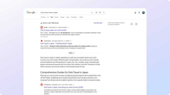 Google’s new Web Guide search experiment organizes results with AI - Googles new Web Guide search experiment organizes results with AI Google’s new Web Guide search experiment organizes results with AI - Googles new Web Guide search experiment organizes results with AI