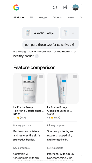 Google augments AI shopping with conversational search, agentic checkout and an AI that calls stores for you - 1763045401 516 Google augments AI shopping with conversational search agentic checkout and