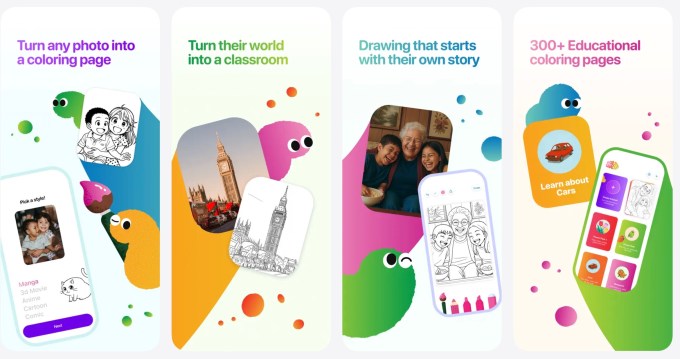 Splat’s app uses AI to turn your photos into coloring pages for kids - Splats app uses AI to turn your photos into coloring